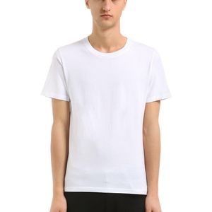 メンズ Maison Margiela コットンジャージーtシャツ 3枚組 ホワイト