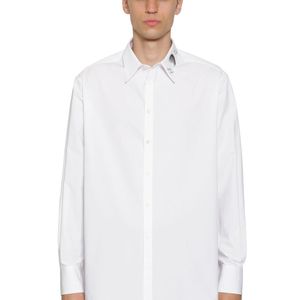 メンズ Valentino コットンシャツ ホワイト
