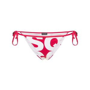 Slip Bikini Con Logo di DSquared² in Rosso