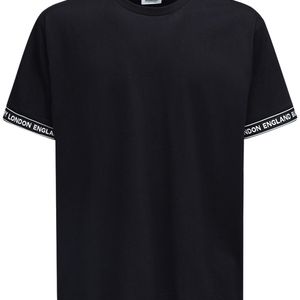 メンズ Burberry コットンジャージーtシャツ ブラック