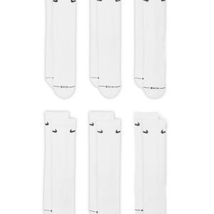 Nike White Elevated Everyday Crew Socks for men