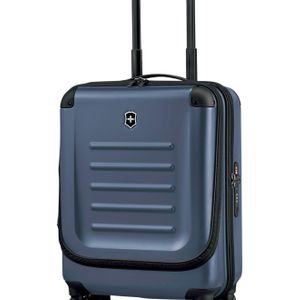 Victorinox Blue Suitcase, 21" Spectra 2.0 Rolling Hardside Extra Capacity Dual Access Carry On Spinner Upright
