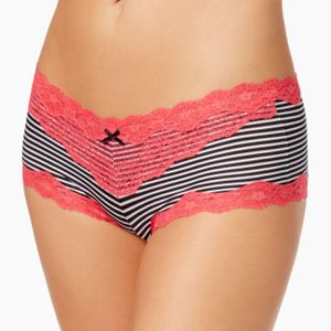 Maidenform Red Scalloped Lace Hipster Underwear 40823