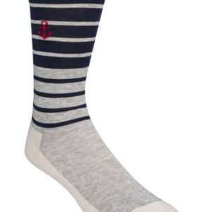 Cole Haan Blue Stripe Socks for men