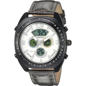Timetech Black Sport Multi-function Tachymeter Wrist Watch for men