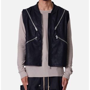 MNML Blue Zip-lock Vest for men