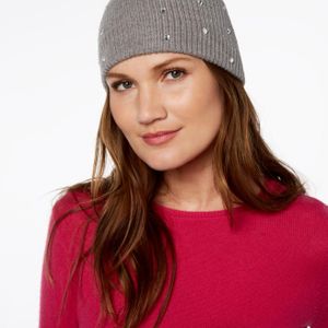 Kate Spade Grey Bedazzled Wool Headband