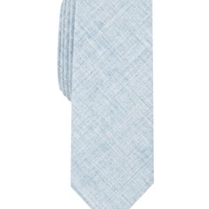 Original Penguin Blue Smalley Solid Skinny Tie for men