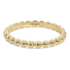 DEVATA Metallic Bead Ring