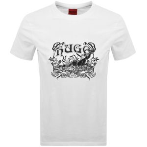 HUGO White Diwom T Shirt for men