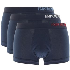 Emporio Armani Boxershorts Met Logoband In 3-pack in het Zwart voor heren