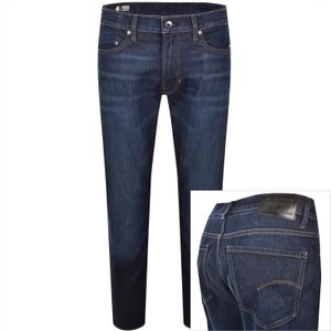 G-Star Blue G-Star Mosa Straight Jeans Mid Wash for men