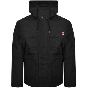 Fila Black Fila Liam Cargo Pockets Jacket for men