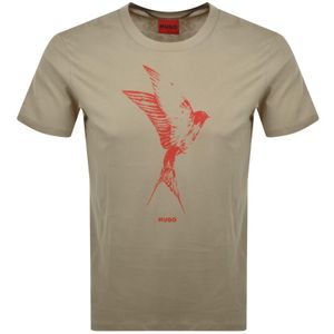 HUGO Grey Duhorse T Shirt for men