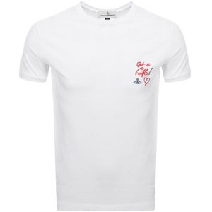 メンズ Vivienne Westwood Get A Life! Tシャツ ホワイト