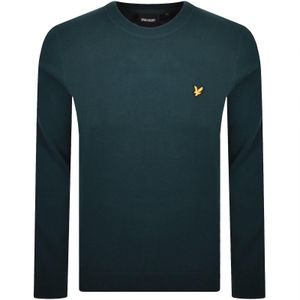 Lyle & Scott Green Cotton Knitted Jumper for men