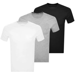 BOSS BUSINESS Black Boss 3 Pack Crew Neck T Shirts for men