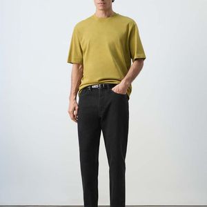 Mango Green Heavy Weight Relaxed Fit T-Shirt for men