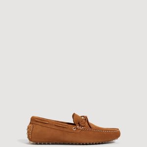 Mango Brown Suede Driving Shoes