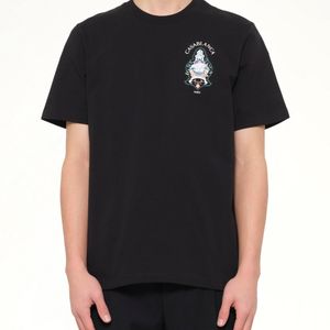 Casablanca Black Hotel Emblem Classic T-Shirt for men