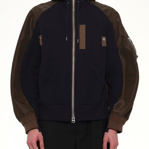 Sacai Blue Sponge Sweat Hoodie for men