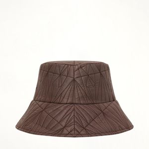 Rick Owens Brown X Moncler Padded Bucket Hat for men