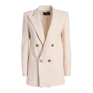 Paolo Fiorillo Capri Double-breasted Jacket in het Wit