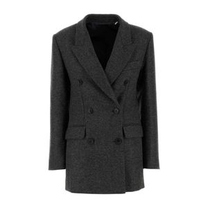 Isabel Marant Black Double-Breasted Coats