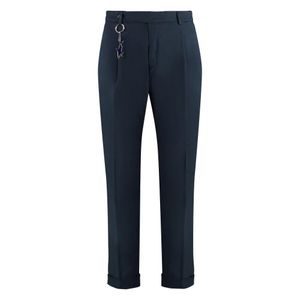 Paul & Shark Blue Straight Trousers for men