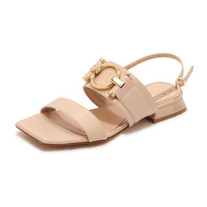 Albano Pink Flat Sandals