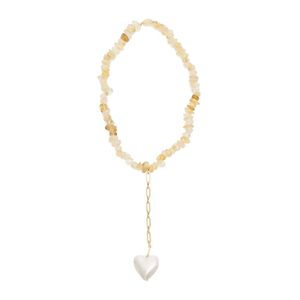 Timeless Pearly Necklace in het Geel