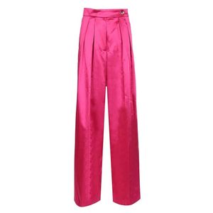 Dries Van Noten Pink Wide Trousers