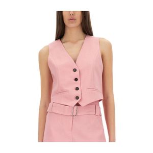 MSGM Cropped Vest in het Roze
