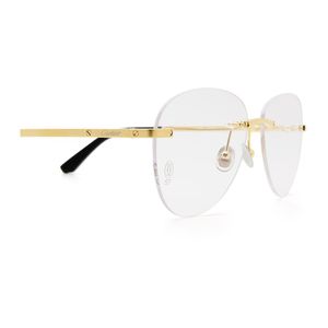 Cartier Sunglasses Ct0254o 001 in het Geel voor heren