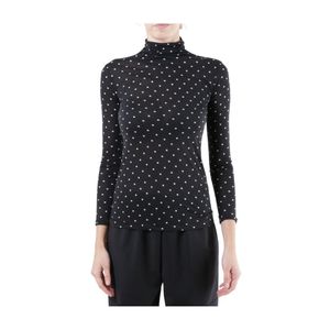 Erika Cavallini Semi Couture T-shirts - - Dames in het Zwart