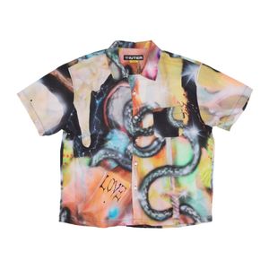 Iuter Blue Short Sleeve Shirts for men