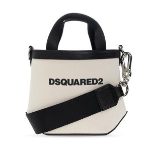 DSquared² Shoulder Bag With Logo in het Naturel