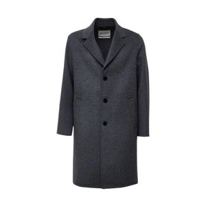 Amaranto Blue Single-Breasted Coats for men