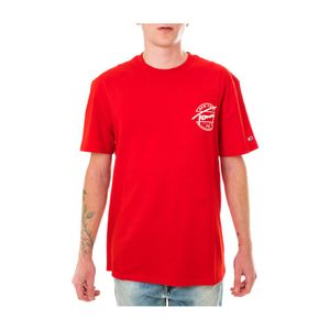 Tommy Hilfiger T-shirt Back Logo Dm0dm08350.xnl in het Rood voor heren