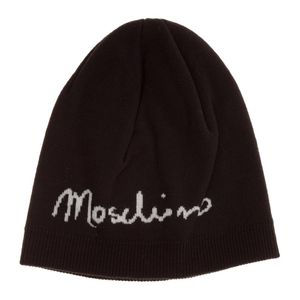 Moschino Beanie Hat in het Zwart voor heren