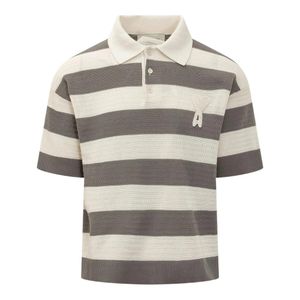 AMI Grey Polo Shirts for men