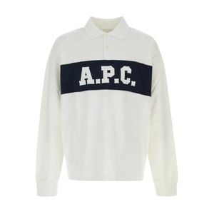 A.P.C. White Polo Shirts for men