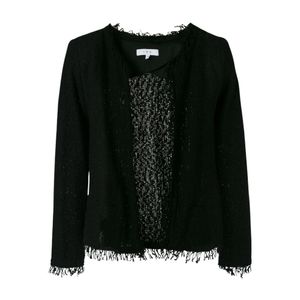 IRO Schwarz Strickjacke