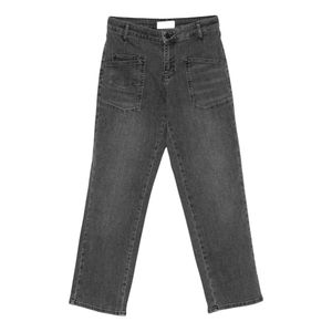 Five Jeans Grey Straight Fit Jeans