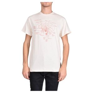 Paura T-shirt Girocollo Brain in het Wit voor heren