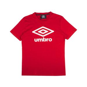 Umbro T-shirt Logo in het Rood voor heren