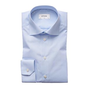 Eton of Sweden Handtekening Slim Shirt in het Blauw voor heren