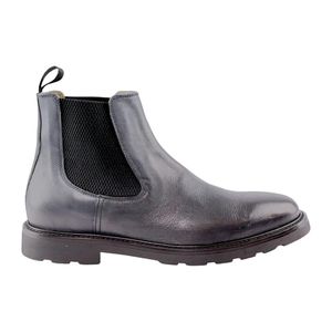 Rossano Bisconti Black Chelsea Boots for men