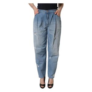 Dolce & Gabbana Blue Loose Fit Jeans