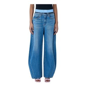 Alexander Wang Blue Wide Jeans